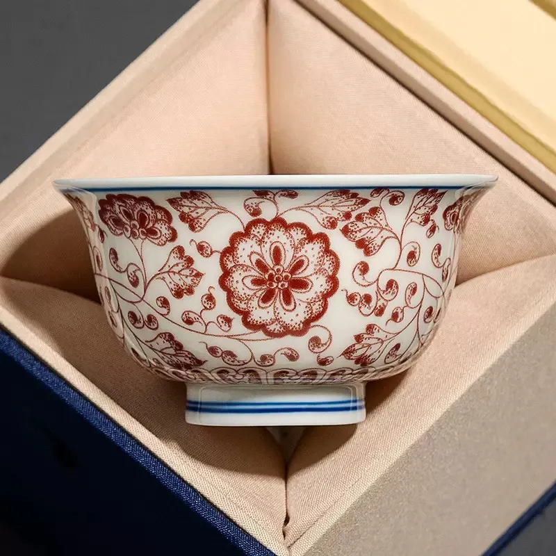 China Blue and White Ceramic Tea Cups