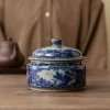Chinese Blue and White Porcelain Tea Caddy
