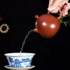 Handmade Zhuni Clay Dragon Egg Yixing Teapot