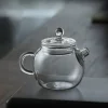 Small Glass Tea Pot, Borosilicate Teapot 150ML