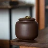 Large Airtight Yixing Purple Clay Yixing Tea Caddy