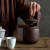 Large Airtight Yixing Purple Clay Yixing Tea Caddy