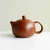 Yixing Zisha Clay Round Cap Xishi Teapot 90ML & 180ML