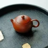 Yixing Zisha Clay Round Cap Xishi Teapot 90ML & 180ML