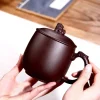 handcrafted yixing purple clay tea cup luxury traditional chinese zisha tea mug with pixiu decoration
