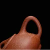 Large Purple Clay Yixing Teapot 240ML 18 Bottom mark of Large Purple Clay Yixing Teapot, authentic handmade Yixing purple clay teapot