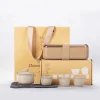 portable travel gaiwan tea set 1 gaiwan 3 tea cups 4